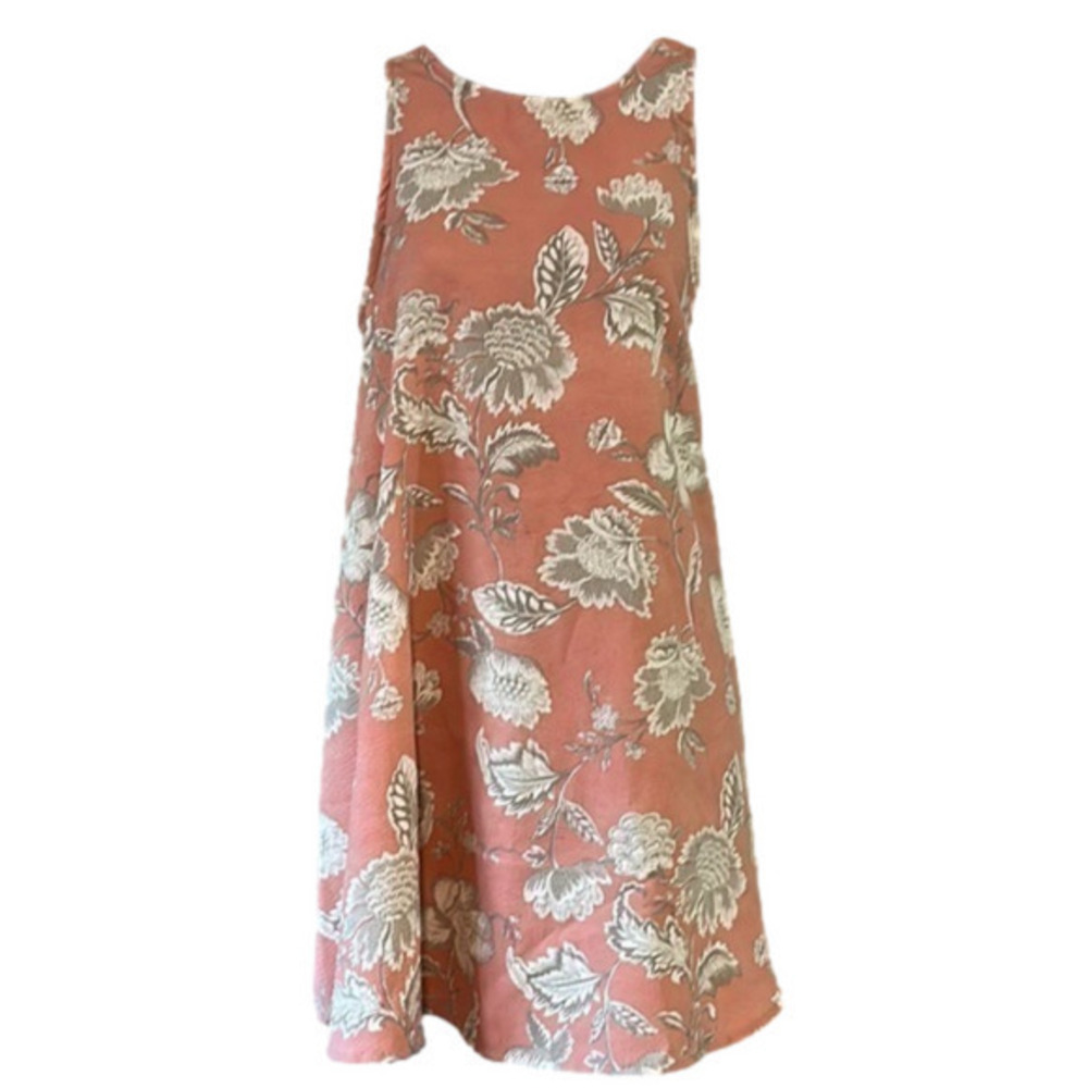 FABRIK Pink floral Dress Print Size M EUC